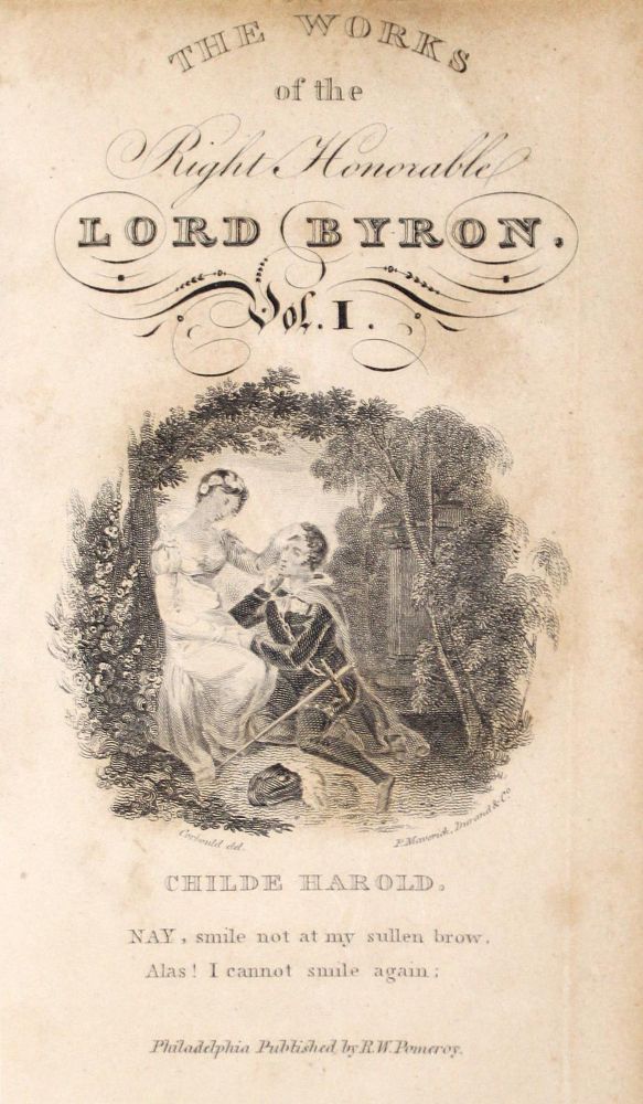 Große Abbildung Nr.1: 128-1328 Byron,(G.G.).: (Literatur und illustrierte Bücher bis 19.Jahrhundert)