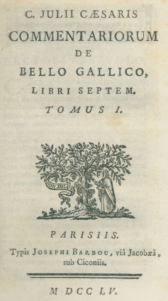 Große Abbildung Nr.1: 128-1329 Caesar,C.J.: (Literatur und illustrierte Bücher bis 19.Jahrhundert)