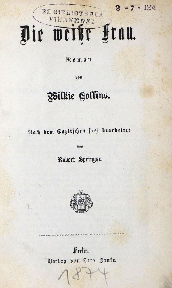 Große Abbildung Nr.1: 128-1334 Collins,W.: (Literatur und illustrierte Bücher bis 19.Jahrhundert)