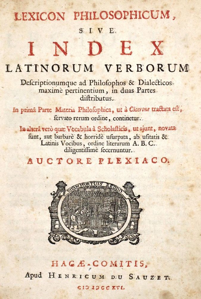 Große Abbildung Nr.1: 128-1346 (Du Plessis d'Argentré,C. Pseud.:) Plexiaco.: (Literatur und illustrierte Bücher bis 19.Jahrhundert)