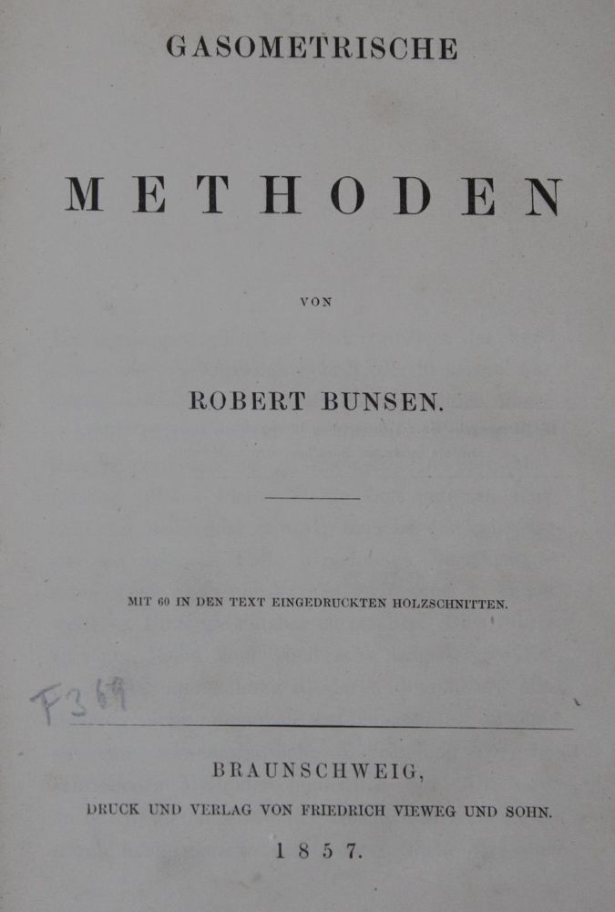Große Abbildung Nr.21: 128-135 Bunsen,R.: (ZZRückgänge Sgl. Prof. Büttner Teil 1 und 2)