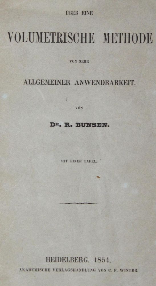 Große Abbildung Nr.31: 128-135 Bunsen,R.: (ZZRückgänge Sgl. Prof. Büttner Teil 1 und 2)