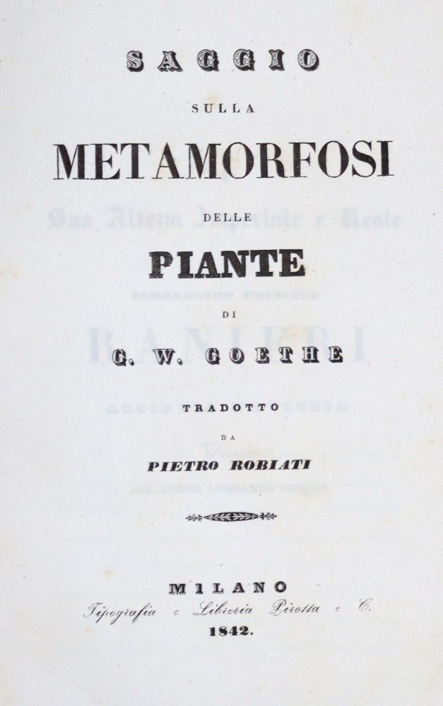 Große Abbildung Nr.1: 128-1372 Goethe,J.W.v.: (Literatur und illustrierte Bücher bis 19.Jahrhundert)