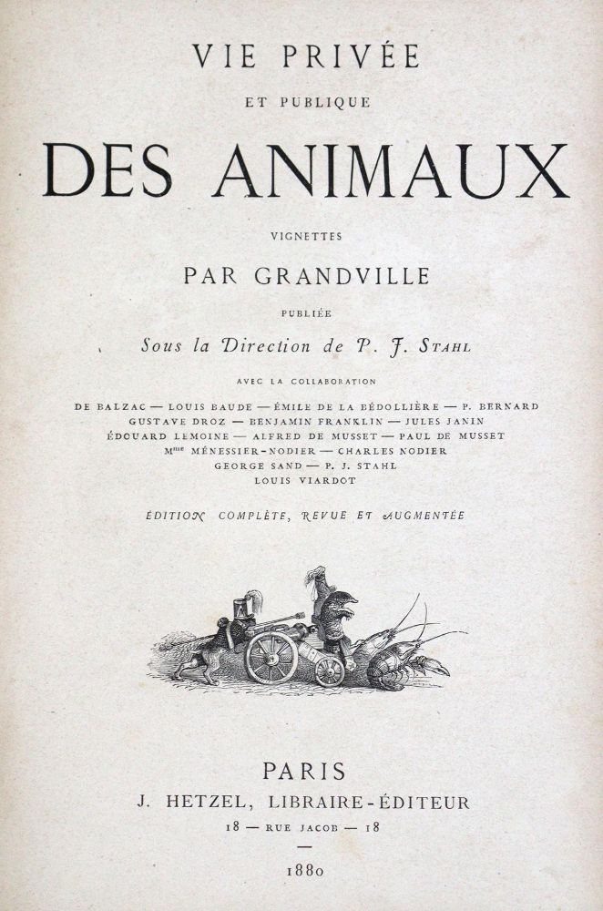 Große Abbildung Nr.1: 128-1381 Stahl,P.F. (d.i. Hetzel).: (Grandville)