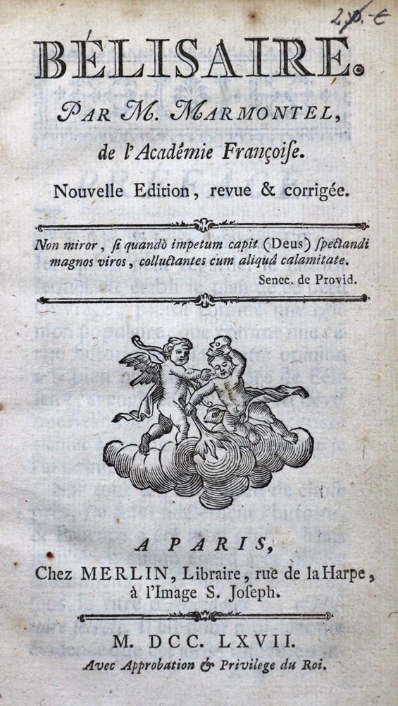 Große Abbildung Nr.1: 128-1434 Marmontel,(J.F.).: (Literatur und illustrierte Bücher bis 19.Jahrhundert)