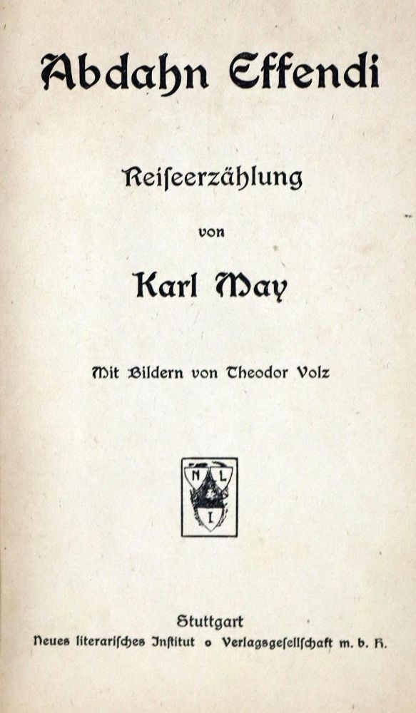 Große Abbildung Nr.1: 128-1436 May,K.: (Literatur und illustrierte Bücher bis 19.Jahrhundert)