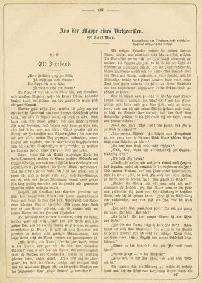 Große Abbildung Nr.1: 128-1438 May,K.: (Literatur und illustrierte Bücher bis 19.Jahrhundert)