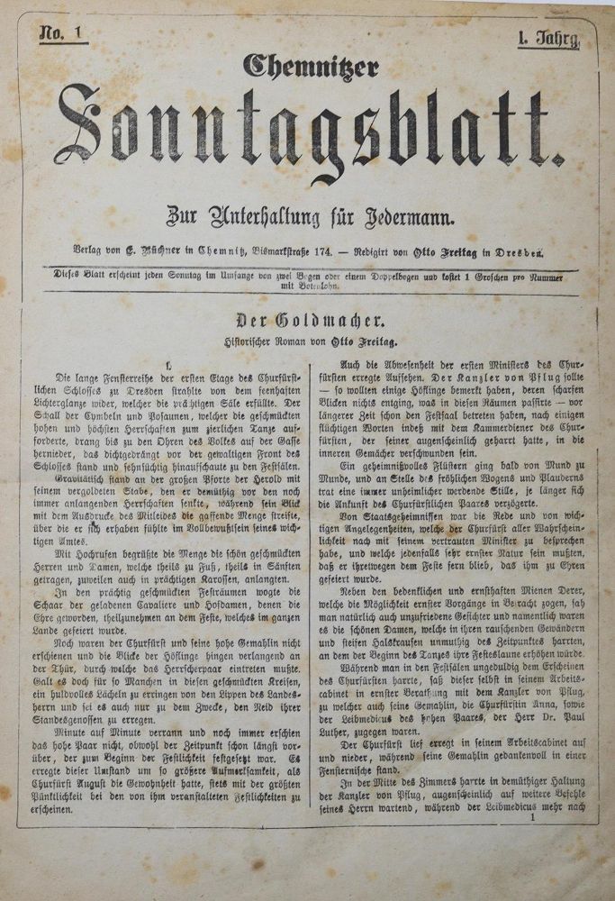 Große Abbildung Nr.1: 128-1439 May,K.: (Literatur und illustrierte Bücher bis 19.Jahrhundert)