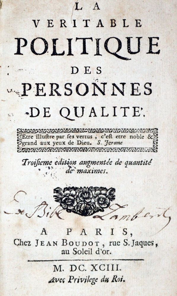 Große Abbildung Nr.1: 128-1458 (Remond Descours,N.).: (Literatur und illustrierte Bücher bis 19.Jahrhundert)