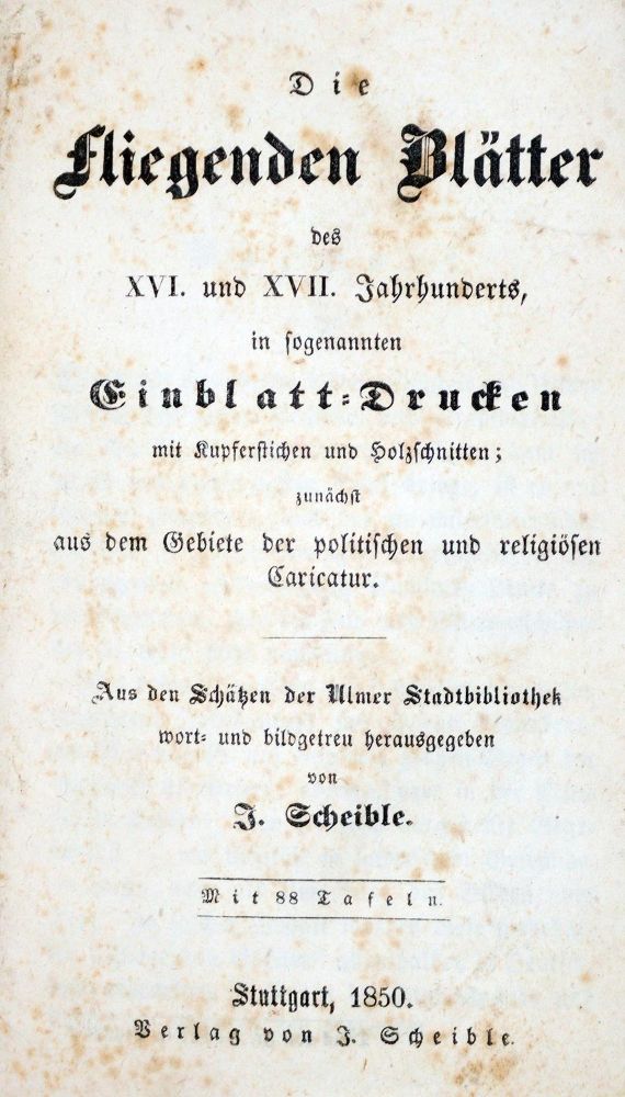 Große Abbildung Nr.2: 128-1478 Scheible,J. (Hrsg.).: (Literatur und illustrierte Bücher bis 19.Jahrhundert)