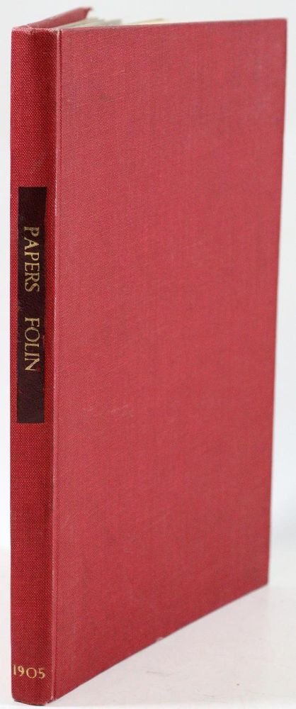 Große Abbildung Nr.5: 128-148 Folin,O.: (ZZRückgänge Sgl. Prof. Büttner Teil 1 und 2)