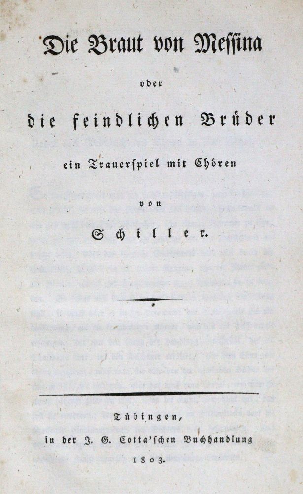 Große Abbildung Nr.1: 128-1484 Schiller,(F.)v.: (Literatur und illustrierte Bücher bis 19.Jahrhundert)