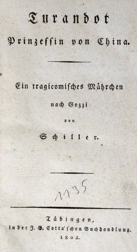 Große Abbildung Nr.2: 128-1484 Schiller,(F.)v.: (Literatur und illustrierte Bücher bis 19.Jahrhundert)