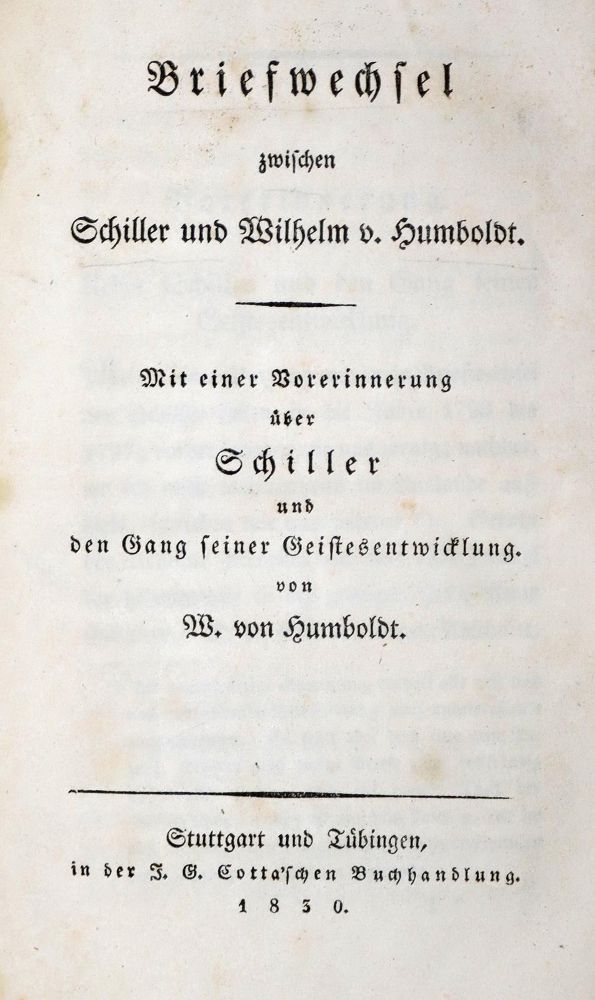 Große Abbildung Nr.1: 128-1487 Schiller,(F.)v.: (Literatur und illustrierte Bücher bis 19.Jahrhundert)