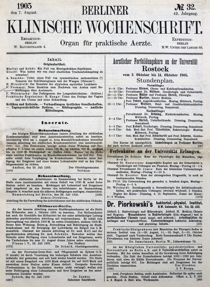 Große Abbildung Nr.32: 128-149 Fränkel,F.: (ZZRückgänge Sgl. Prof. Büttner Teil 1 und 2)