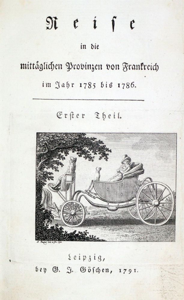 Große Abbildung Nr.1: 128-1501 (Thümmel,A.M.v.).: (Literatur und illustrierte Bücher bis 19.Jahrhundert)