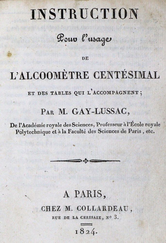 Große Abbildung Nr.1: 128-151 Gay-Lussac,(J.L.).: (ZZRückgänge Sgl. Prof. Büttner Teil 1 und 2)