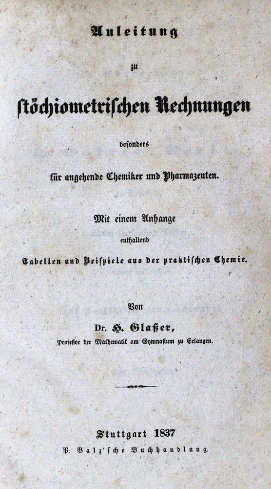 Große Abbildung Nr.31: 128-151 Gay-Lussac,(J.L.).: (ZZRückgänge Sgl. Prof. Büttner Teil 1 und 2)