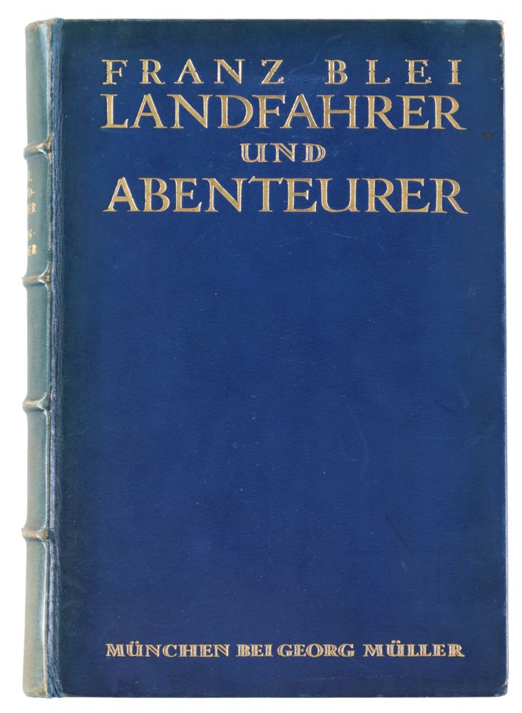 Große Abbildung Nr.1: 128-1530 Blei,F.: (Literatur und illustrierte Bücher 20.Jahrhundert - Alte Literatur in modernen Ausgaben)