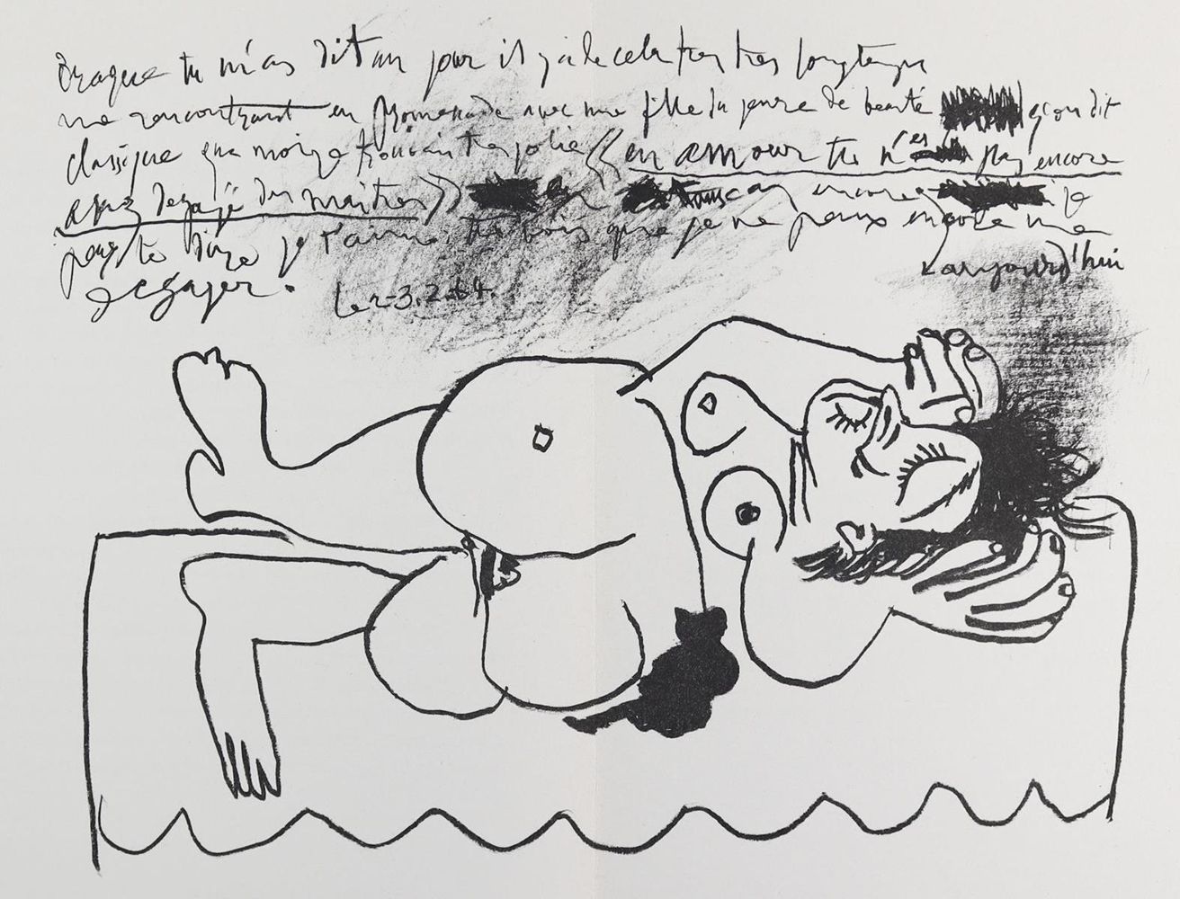 Große Abbildung Nr.2: 128-1535 Braque,G.: (Literatur und illustrierte Bücher 20.Jahrhundert - Alte Literatur in modernen Ausgaben)