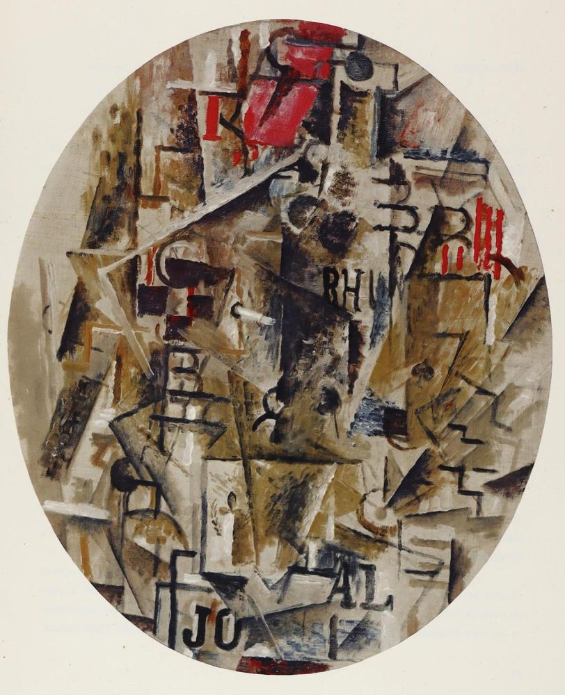 Große Abbildung Nr.4: 128-1535 Braque,G.: (Literatur und illustrierte Bücher 20.Jahrhundert - Alte Literatur in modernen Ausgaben)