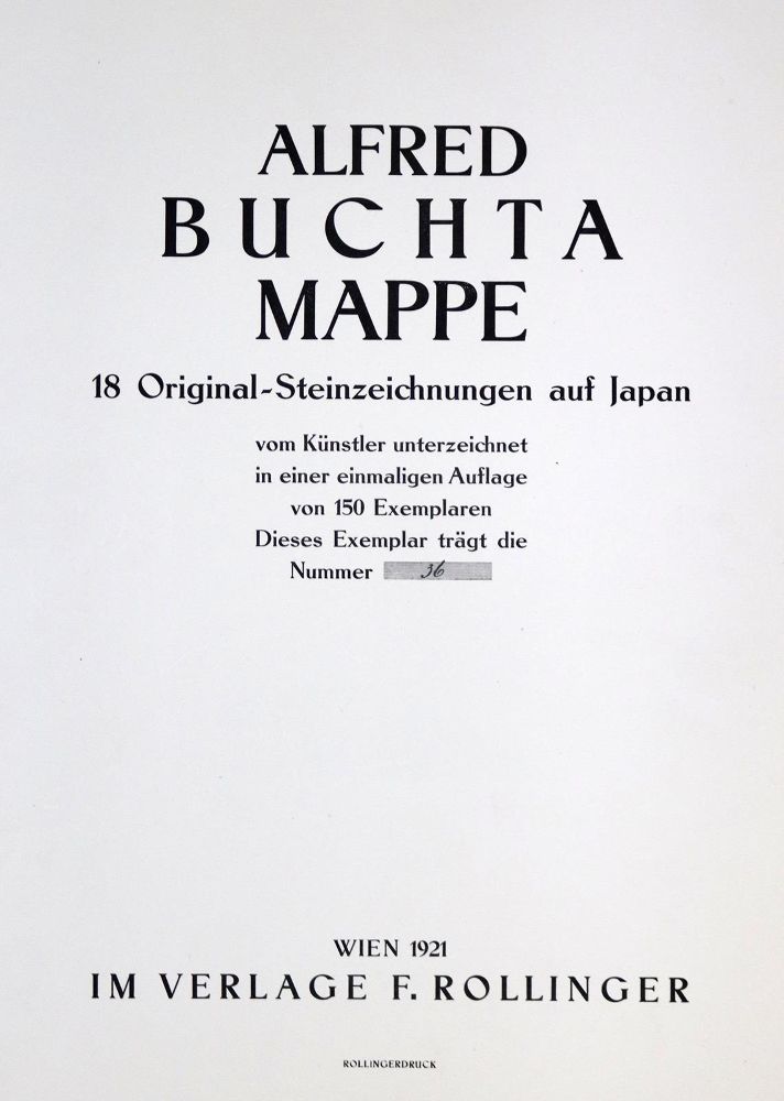 Große Abbildung Nr.1: 128-1541 Buchta,A.: (Literatur und illustrierte Bücher 20.Jahrhundert - Alte Literatur in modernen Ausgaben)