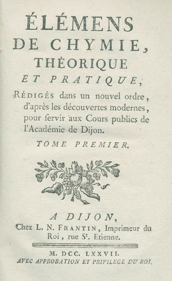 Große Abbildung Nr.1: 128-155 (Guyton de Morveau,L.B.).: (ZZRückgänge Sgl. Prof. Büttner Teil 1 und 2)