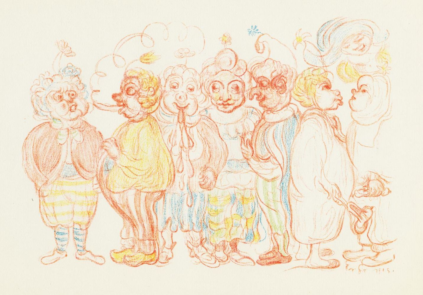 Große Abbildung Nr.2: 128-1566 Ensor,J.: (Literatur und illustrierte Bücher 20.Jahrhundert - Alte Literatur in modernen Ausgaben)