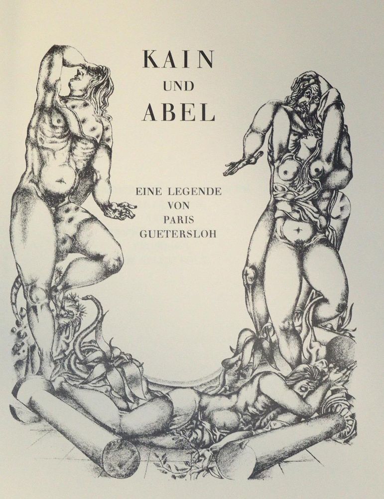 Große Abbildung Nr.1: 128-1599 Guetersloh,A.P.v. (d.i. A.C.Kiehtreiber).: (Literatur und illustrierte Bücher 20.Jahrhundert - Alte Literatur in modernen Ausgaben)