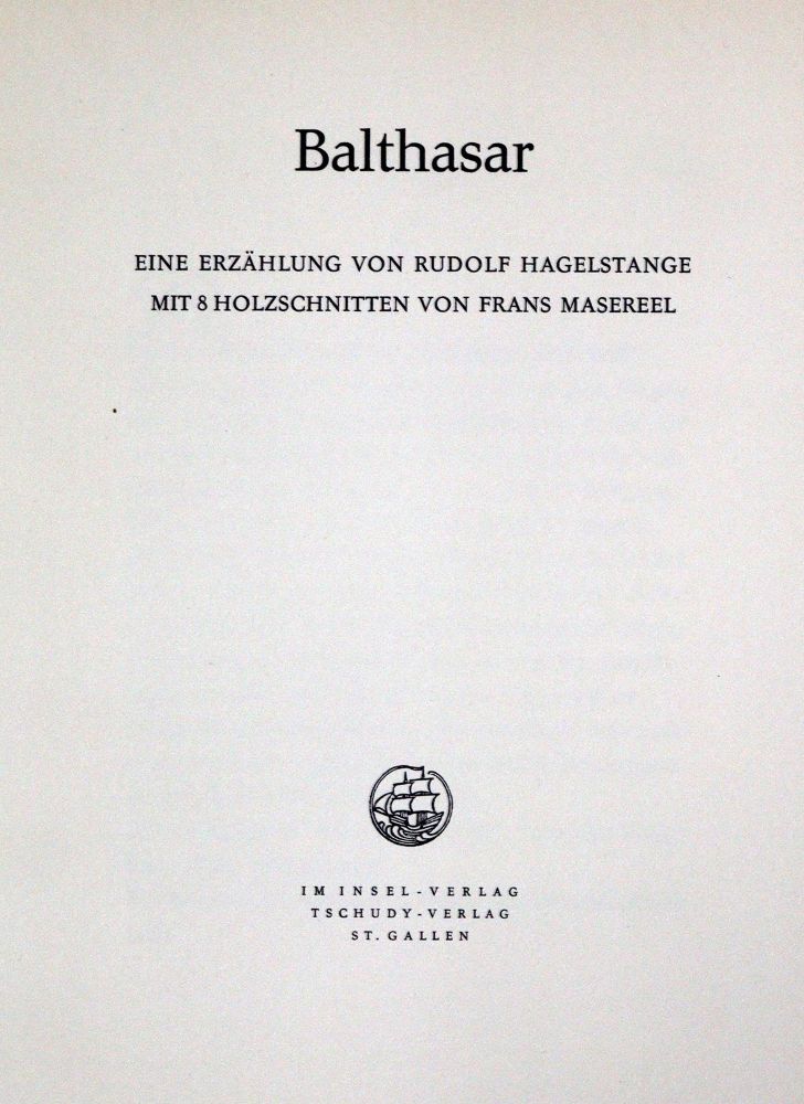 Große Abbildung Nr.1: 128-1600 Hagelstange,R.: (Literatur und illustrierte Bücher 20.Jahrhundert - Alte Literatur in modernen Ausgaben)