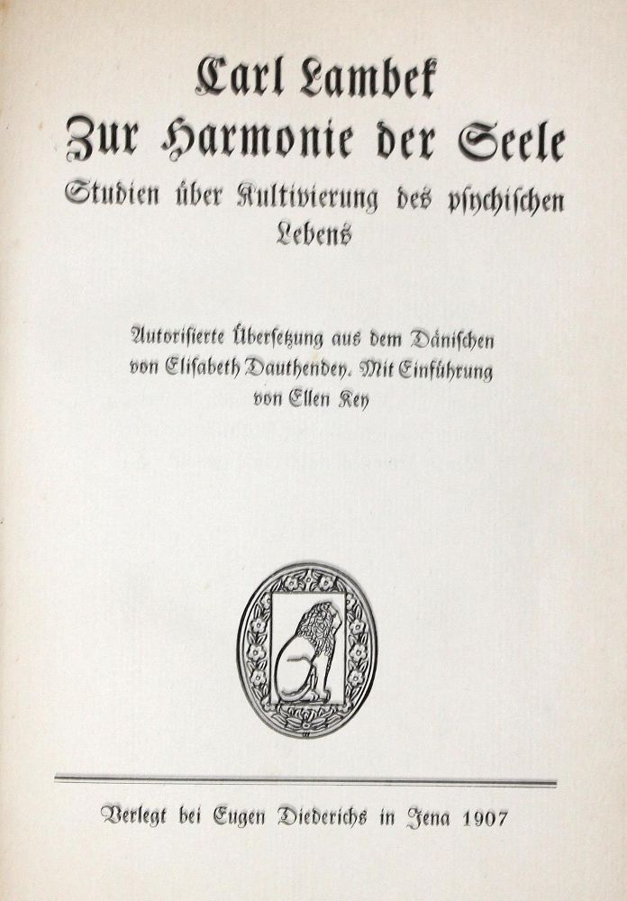 Große Abbildung Nr.1: 128-1655 Lambek,C.: (Literatur und illustrierte Bücher 20.Jahrhundert - Alte Literatur in modernen Ausgaben)