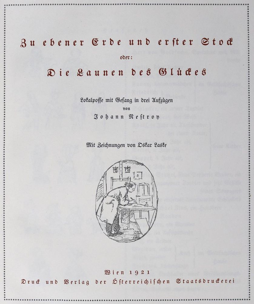 Große Abbildung Nr.1: 128-1659 Nestroy,J.: (Laske)
