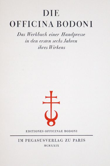 Große Abbildung Nr.1: 128-1696 Offina Bodoni, Die.: (Officina Bodoni)
