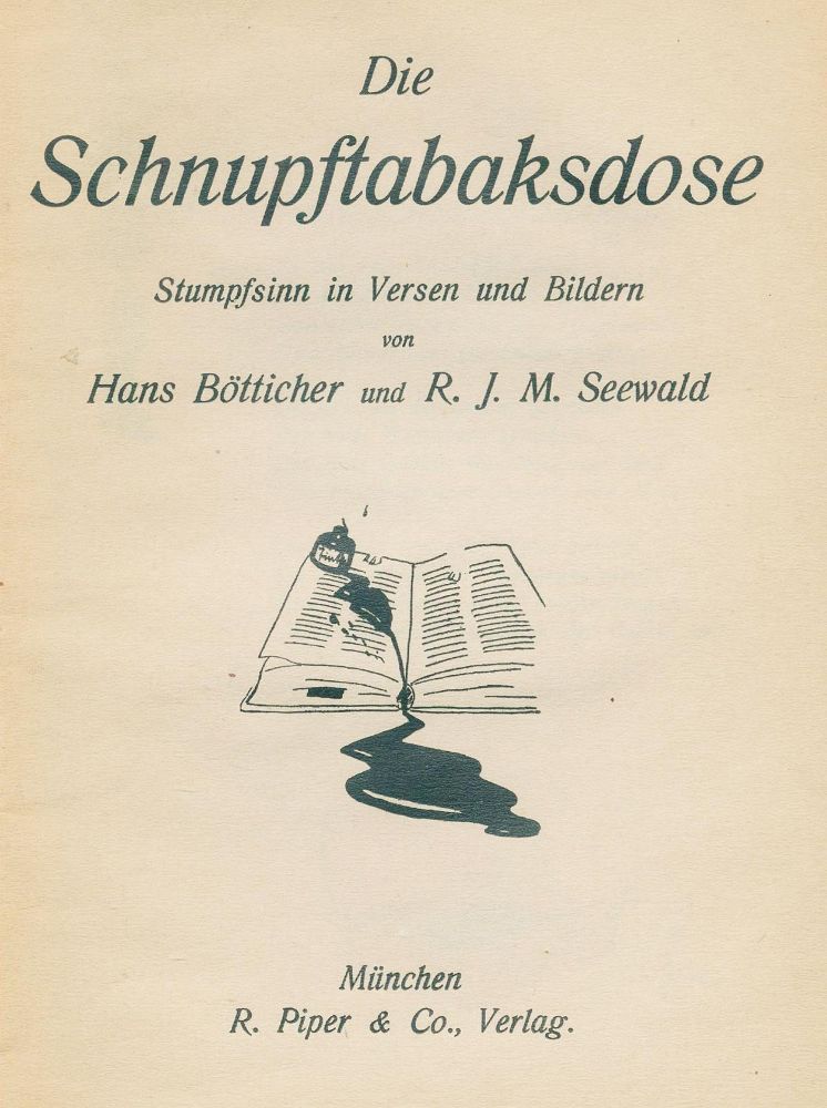 Große Abbildung Nr.1: 128-1724 Bötticher,H. u. R.J.M.Seewald.: (Ringelnatz)