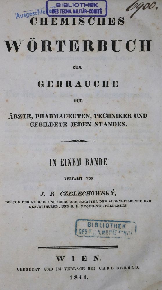 Große Abbildung Nr.1: 128-18 Czelechowsky,J.R.: (Aus der Sammlung Professor Dr.Dr.Johannes Büttner Teil 1)