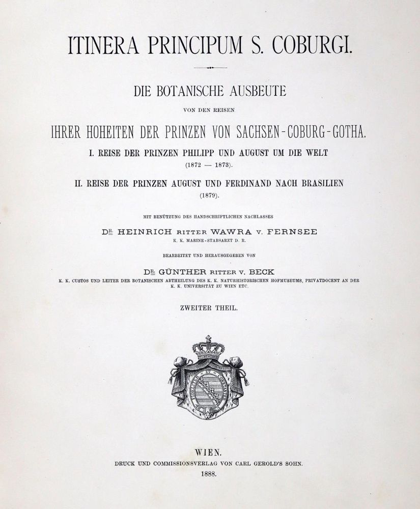 Große Abbildung Nr.1: 128-1800 Beck,G.v. (Hrsg.).: (Botanik)