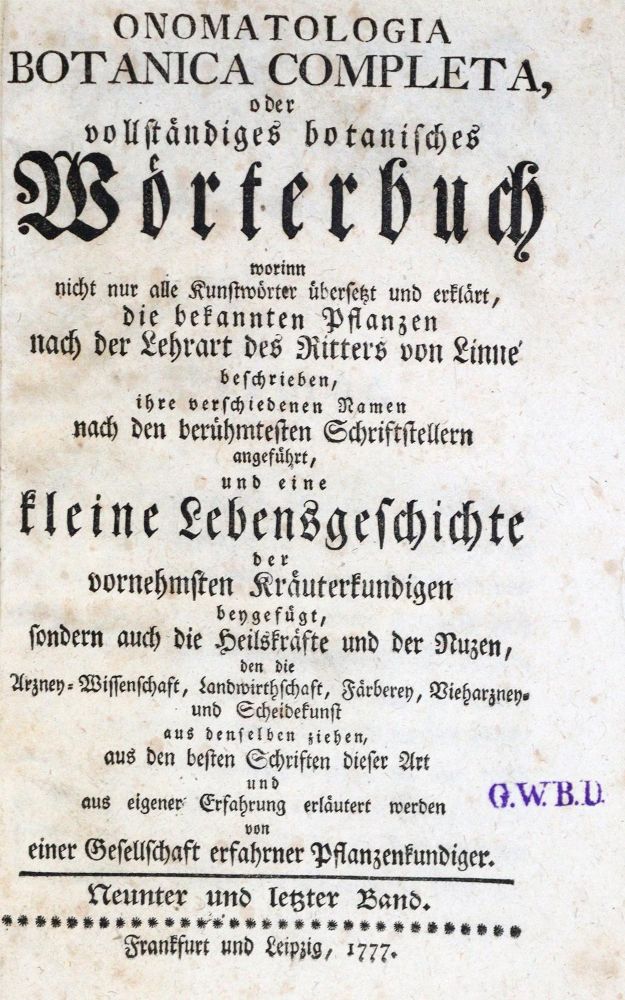 Große Abbildung Nr.1: 128-1803 (Gmelin,J.F.).: (Botanik)