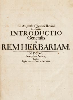 Große Abbildung Nr.11: 128-1818 Rivinus,A,Q.: (Botanik)