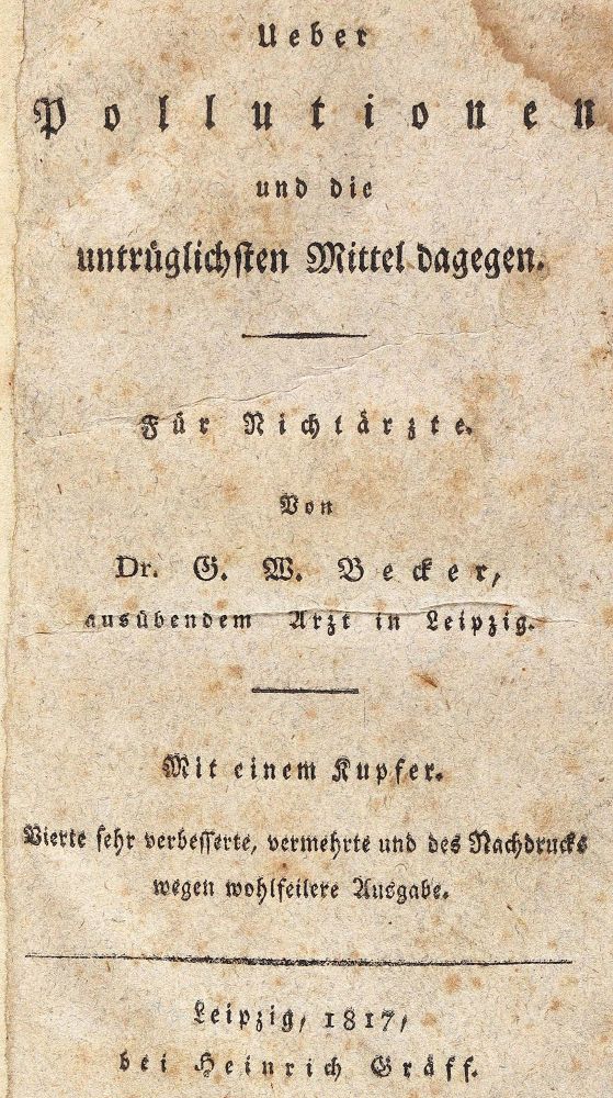 Große Abbildung Nr.1: 128-1830 Becker,G.W.: (Medizin)