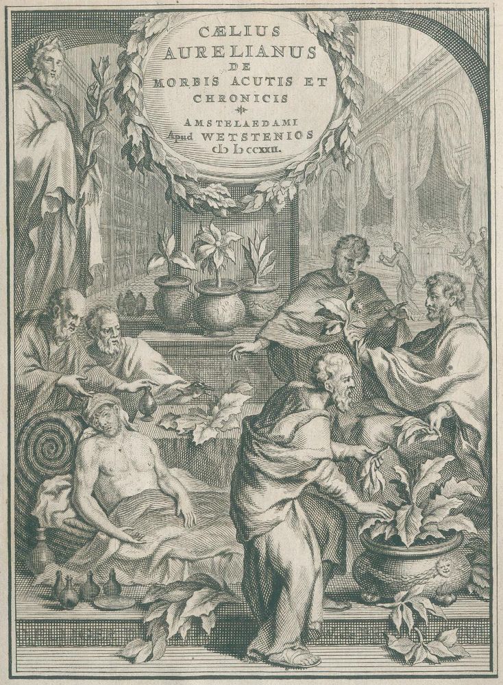 Große Abbildung Nr.1: 128-1836 Caelius Aurelianus.: (Medizin)