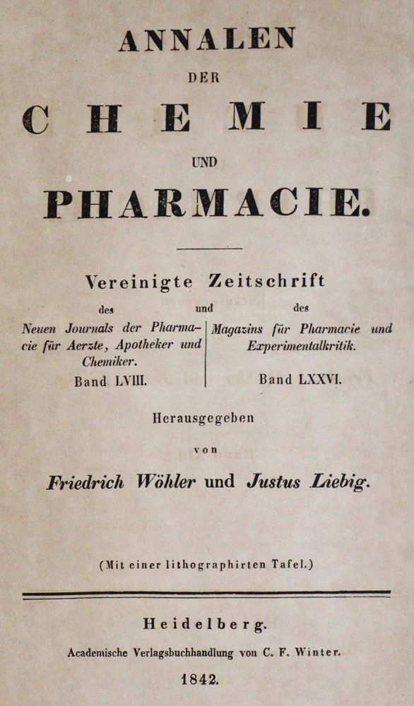 Große Abbildung Nr.2: 128-184 Liebig,J.v.: (ZZRückgänge Sgl. Prof. Büttner Teil 1 und 2)