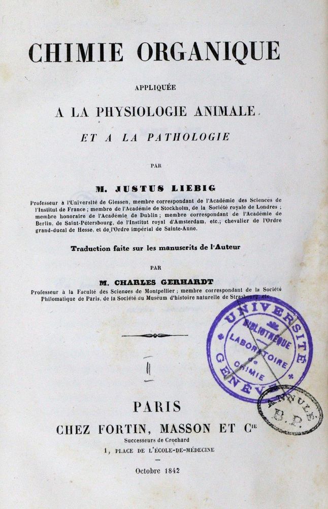Große Abbildung Nr.21: 128-184 Liebig,J.v.: (ZZRückgänge Sgl. Prof. Büttner Teil 1 und 2)