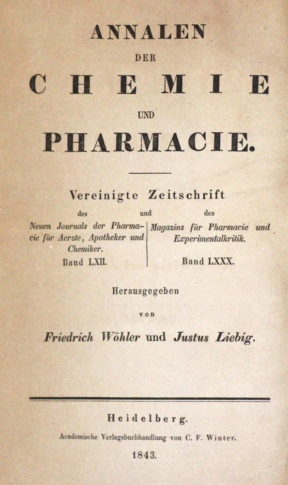 Große Abbildung Nr.31: 128-185 Liebig,J.v.: (ZZRückgänge Sgl. Prof. Büttner Teil 1 und 2)