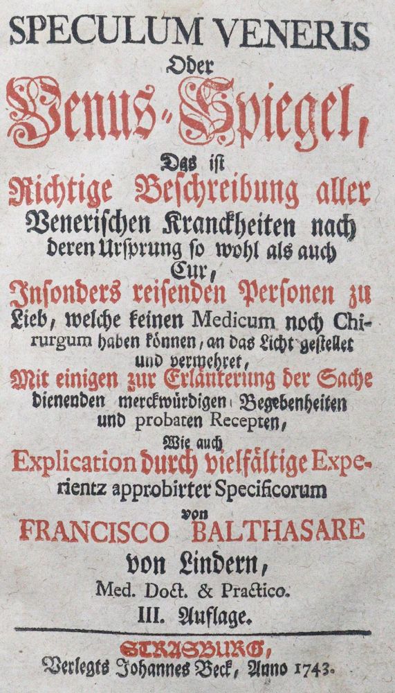 Große Abbildung Nr.1: 128-1850 Lindern,F.B.v.: (Medizin, Gynäkologie)