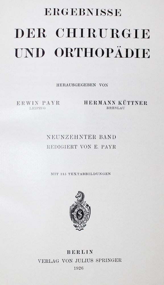 Große Abbildung Nr.1: 128-1867 Payr,E. u.a. (Hrsg.).: (Medizin)