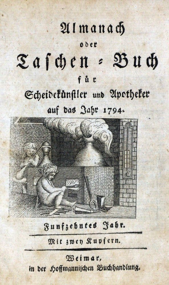 Große Abbildung Nr.1: 128-1868 Almanach: (Medizin, Pharmazie)