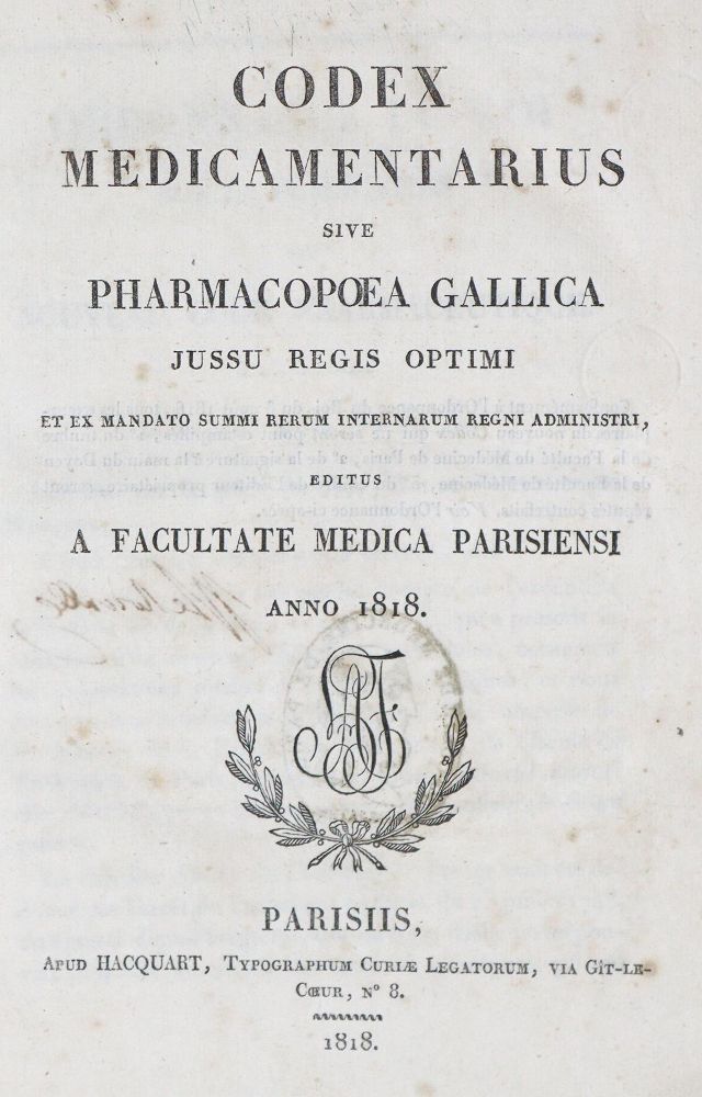 Große Abbildung Nr.1: 128-1869 Codex Medicamentarius,: (Medizin, Pharmazie)