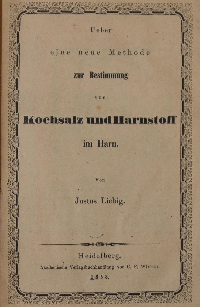 Große Abbildung Nr.1: 128-187 Liebig,J.v.: (ZZRückgänge Sgl. Prof. Büttner Teil 1 und 2)