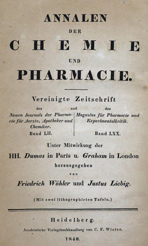 Große Abbildung Nr.21: 128-187 Liebig,J.v.: (ZZRückgänge Sgl. Prof. Büttner Teil 1 und 2)