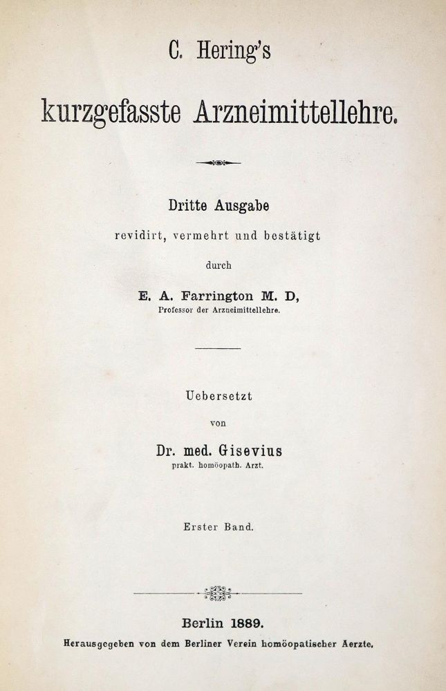 Große Abbildung Nr.1: 128-1871 Hering,C.: (Medizin, Pharmazie)
